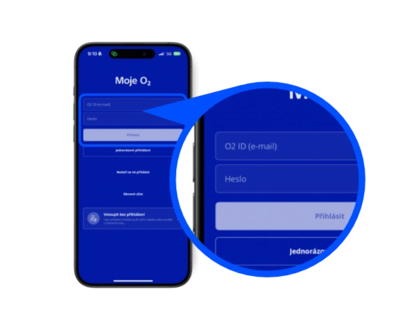 Už jste se registrovali a máte O₂ ID?