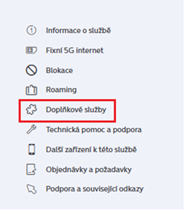 doplnkove sluzby