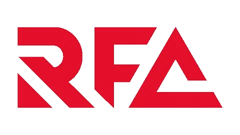 Logo slovenské MMA organizace RFA neboli Real Fight Arena
