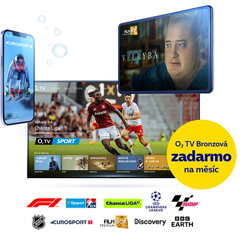 O2 TV Bronzová k internetu na měsíc zadarmo