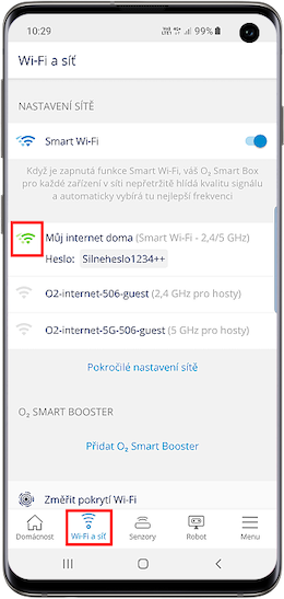 O2 smart box nefunkční internet