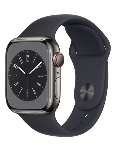 Apple Watch Series 8 Cellular 41mm ocelové pouzdro | O2